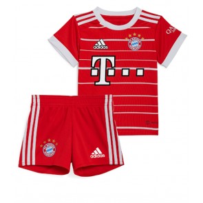 Bayern Munich kläder Barn 2022-23 Hemmatröja Kortärmad (+ korta byxor)